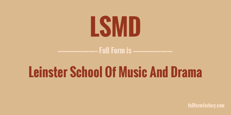 lsmd-full-form