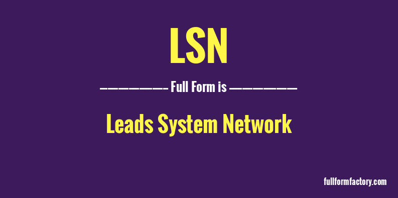 lsn-full-form
