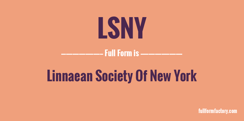 lsny-full-form