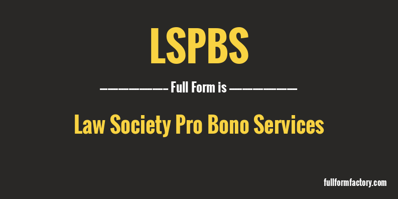 lspbs-full-form