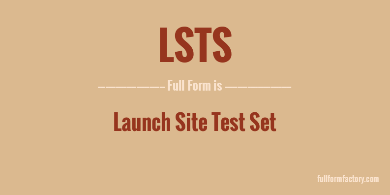 lsts-full-form