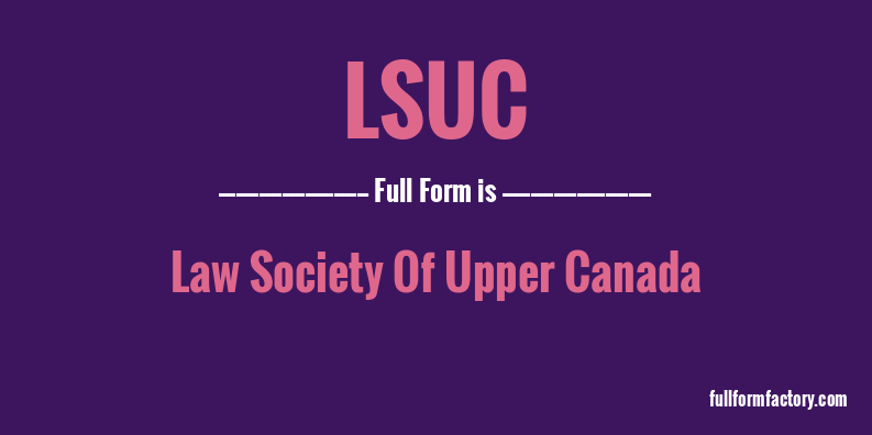 lsuc-full-form