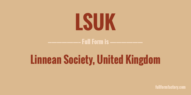 lsuk-full-form