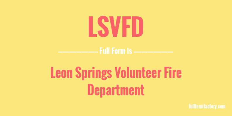 lsvfd-full-form