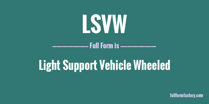 lsvw-full-form