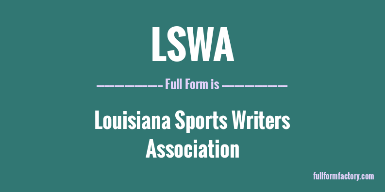 lswa-full-form