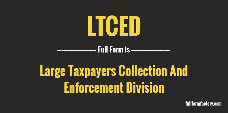 ltced-full-form