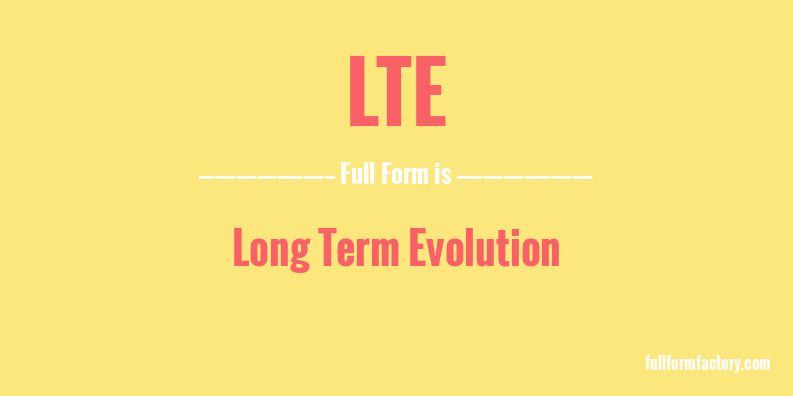 lte-full-form