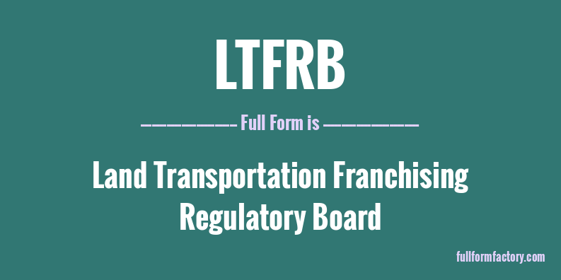 ltfrb-full-form