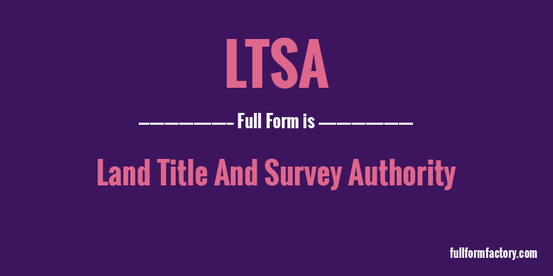 ltsa-full-form