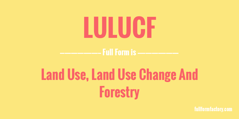 lulucf-full-form