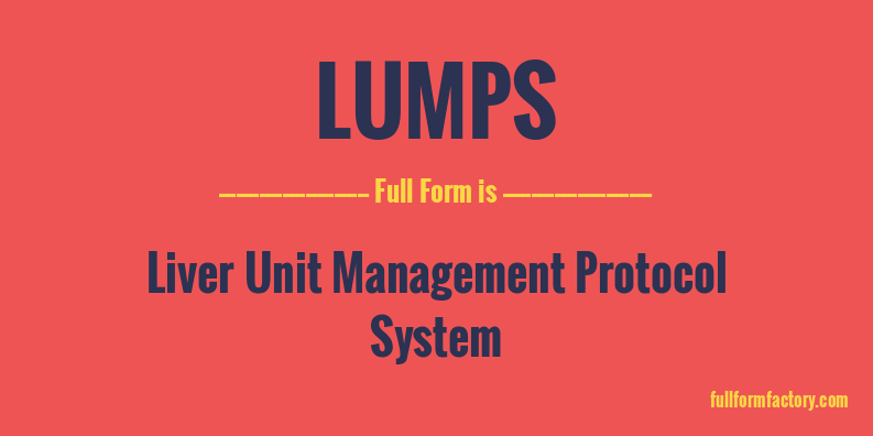 lumps-full-form