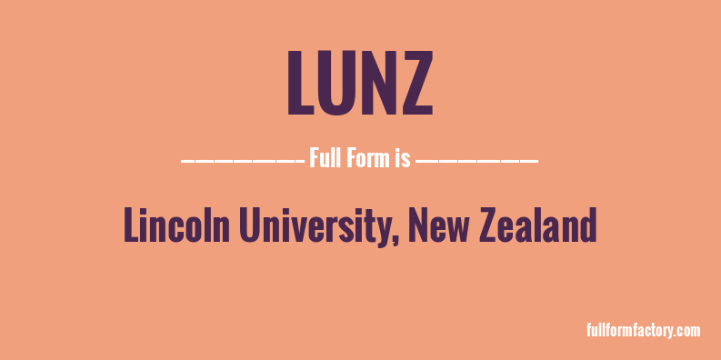 lunz-full-form
