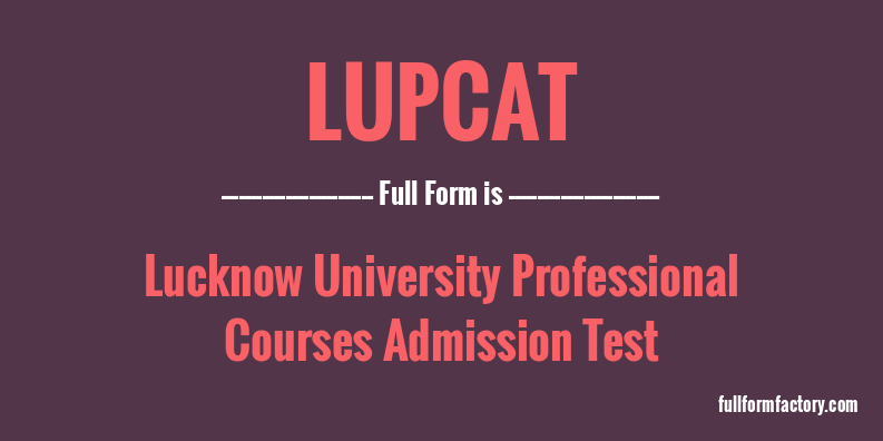 lupcat-full-form
