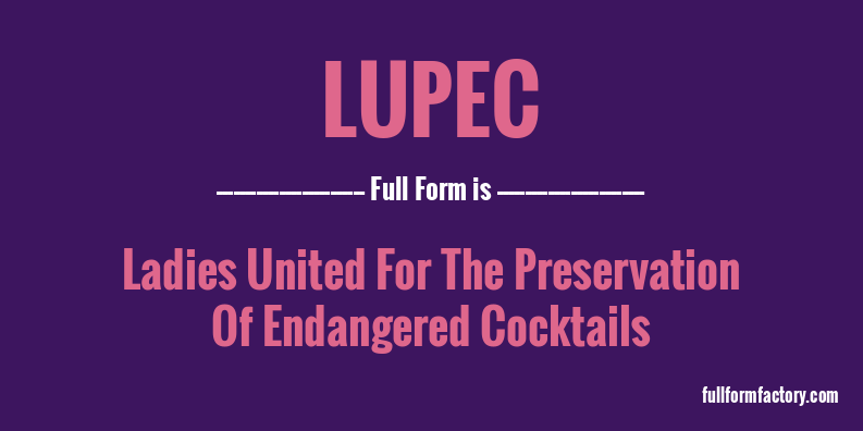lupec-full-form