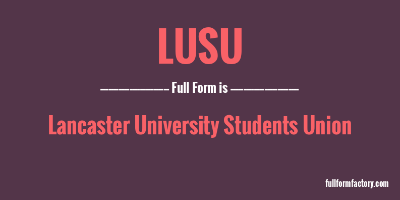 lusu-full-form