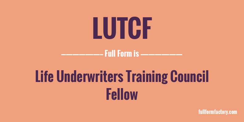 lutcf-full-form
