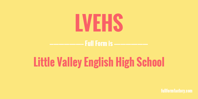 lvehs-full-form