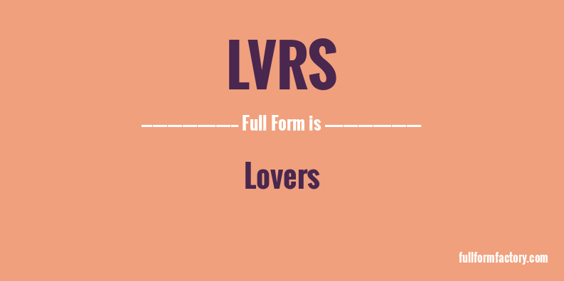 lvrs-full-form