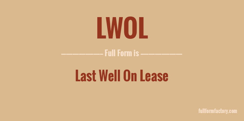 lwol-full-form