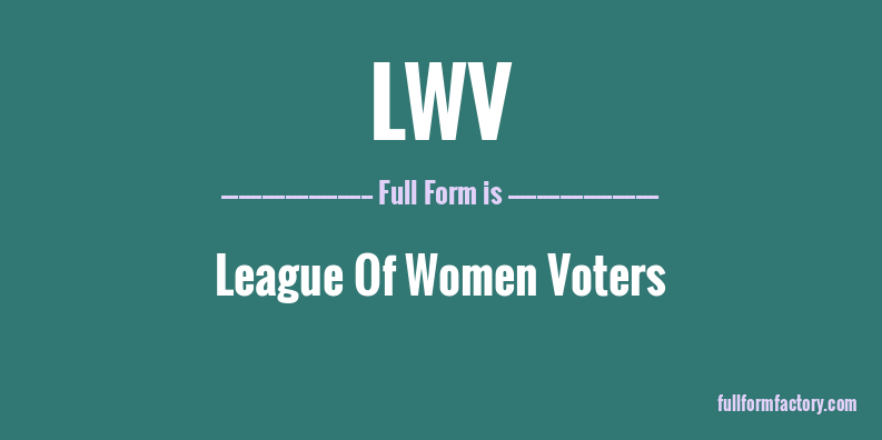 lwv-full-form