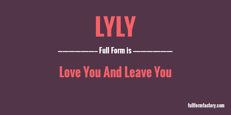lyly-full-form