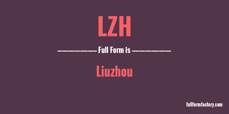 lzh-full-form