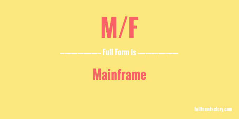 m/f-full-form
