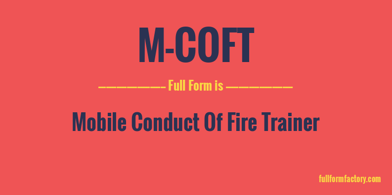 m-coft-full-form