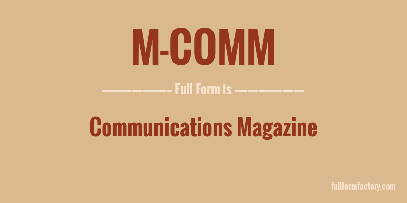 m-comm-full-form