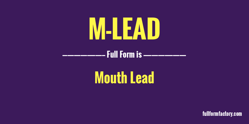 m-lead-full-form