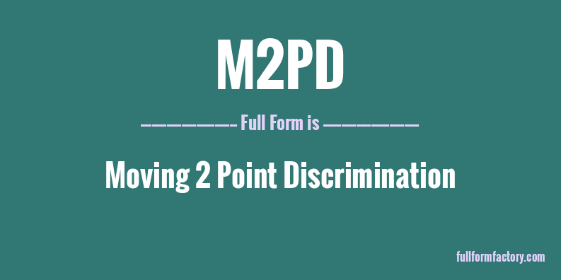 m2pd-full-form