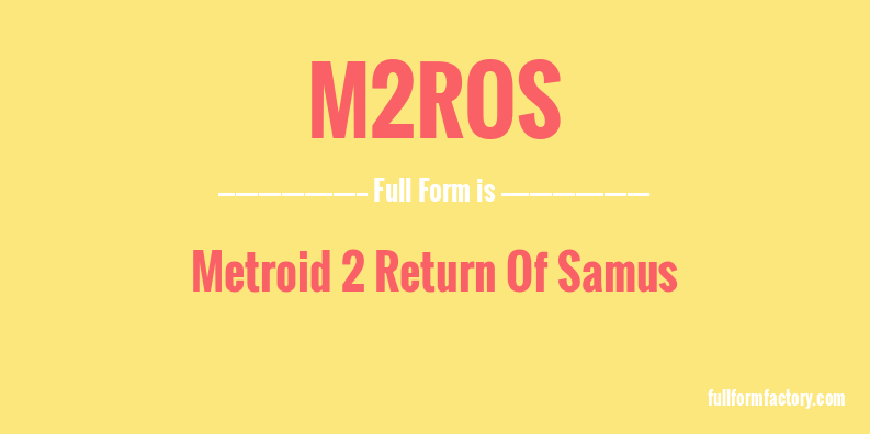m2ros-full-form