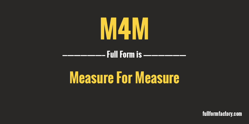 m4m-full-form