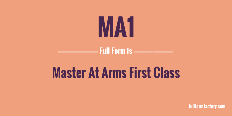 ma1-full-form