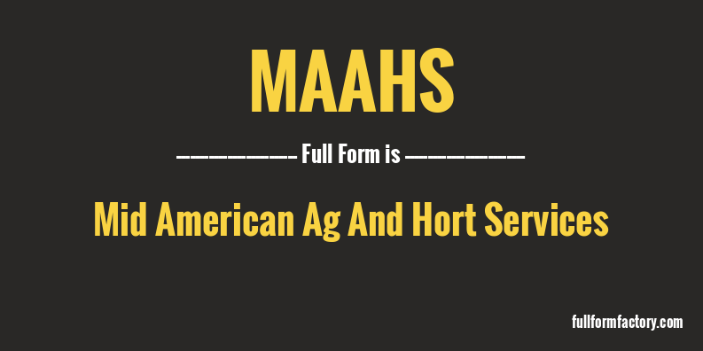 maahs-full-form