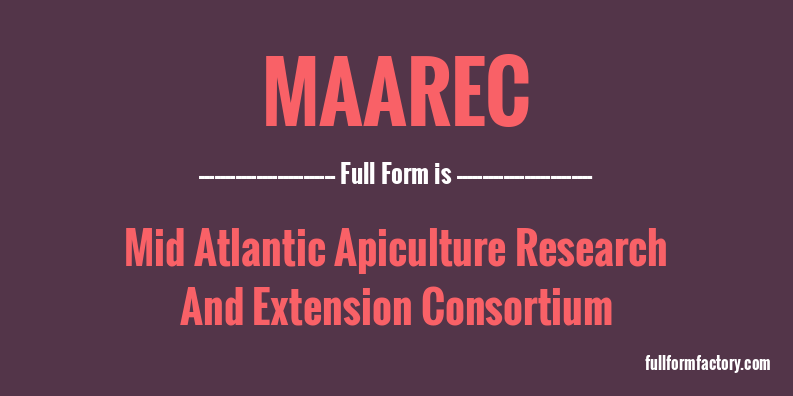 maarec-full-form