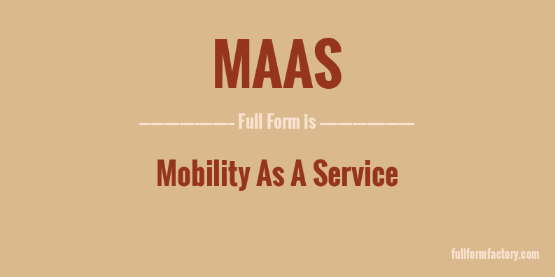 maas-full-form