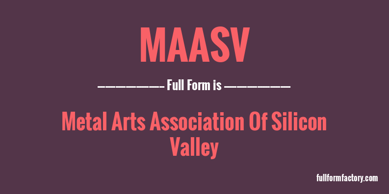 maasv-full-form
