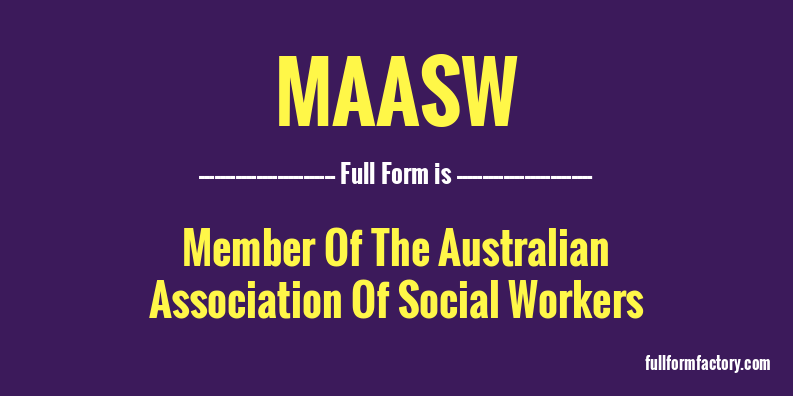 maasw-full-form