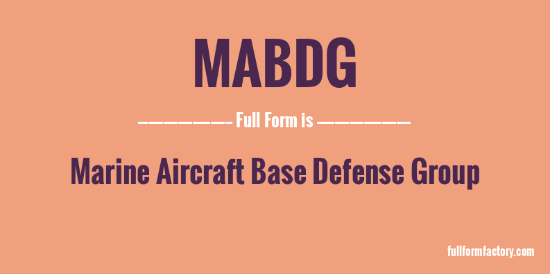 mabdg-full-form