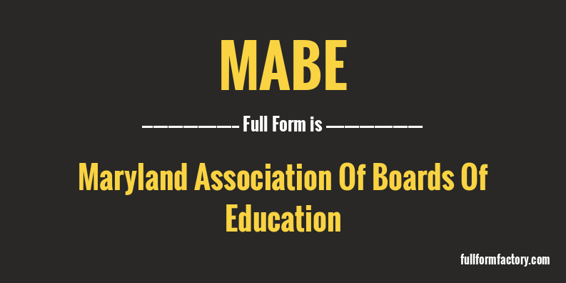 mabe-full-form