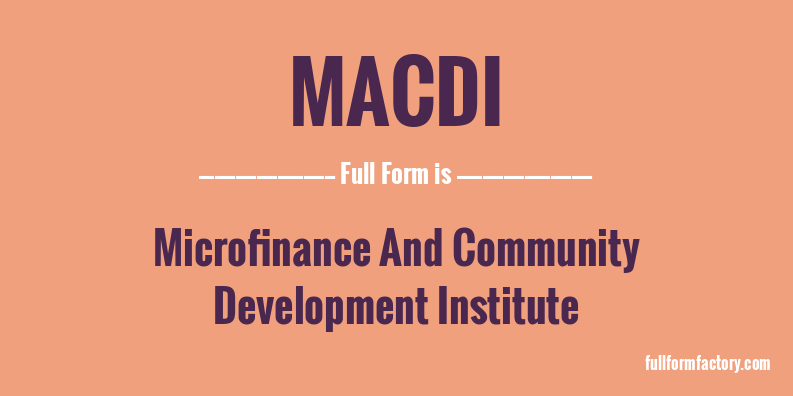 macdi-full-form