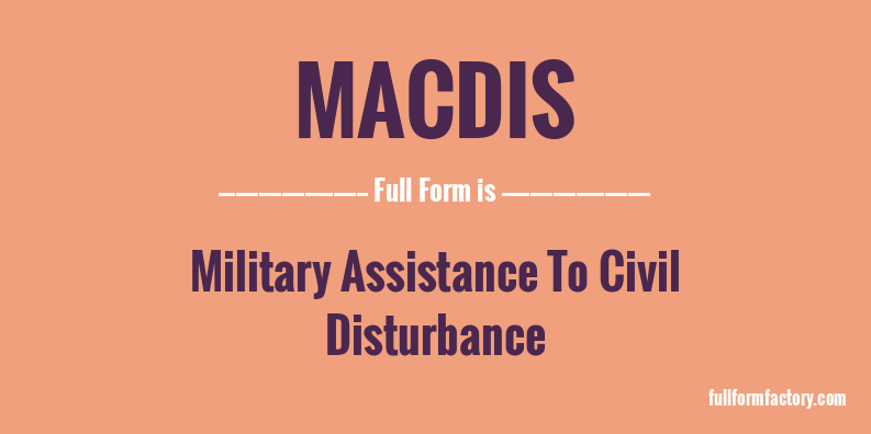 macdis-full-form