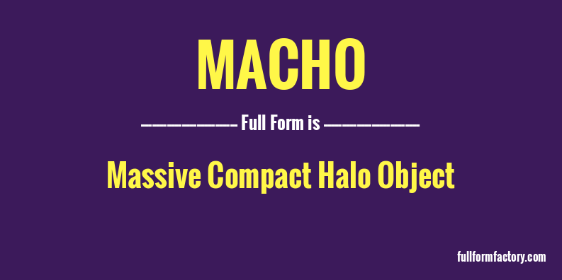 macho-full-form