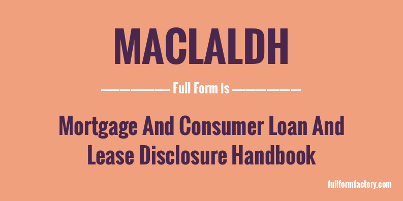 maclaldh-full-form