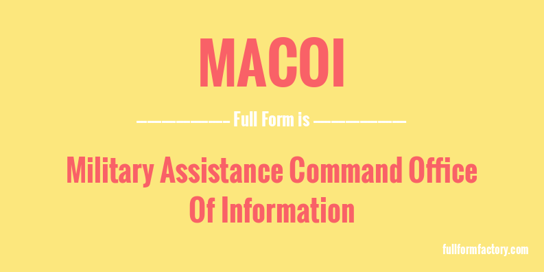 macoi-full-form