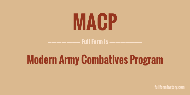 macp-full-form