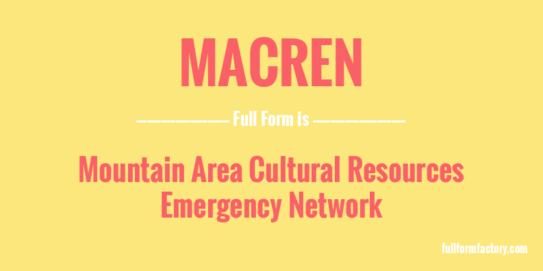 macren-full-form