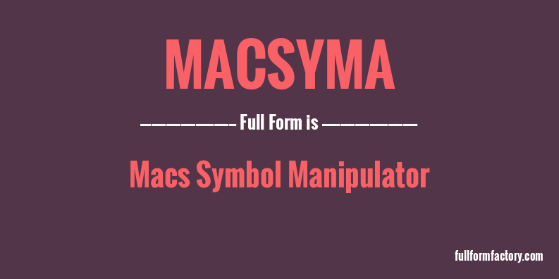 macsyma-full-form